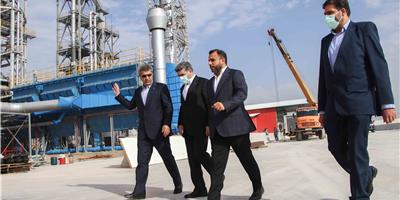 بازدید مدیر عامل بانک صادرات، جناب دکتر صیدی و هیئت همراه از کارخانجات گروه صنعتی نوین چوب خوزستان 