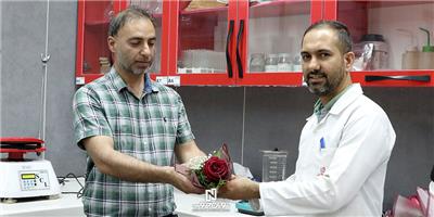 تجلیل از پرسنل آزمایشگاه گروه صنعتی نوین چوب خوزستان