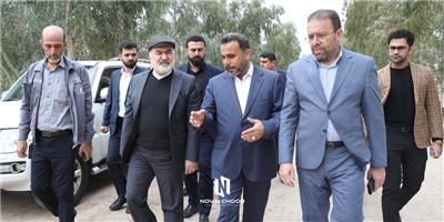 مراسم روز درختکاری با حضور مقامات ارشد استان  در کشت و صنعت نوین چوب خوزستان