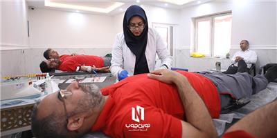 برگزاری پنجمین پویش اهدای خون درگروه صنعتی نوین چوب خوزستان