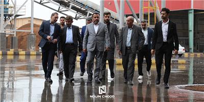 بازدید دکتر علی آقا محمدی  از کارخانجات گروه صنعتی نوین چوب خوزستان