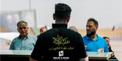 برپایی موکب عقیلة الطالبیین (س) و پذیرایی از زائران حسینی توسط گروه صنعتی نوین چوب خوزستان