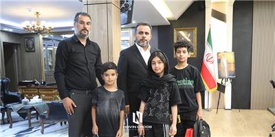 هدایای آغاز سال تحصیلی به فرزندان پرسنل نوین چوب