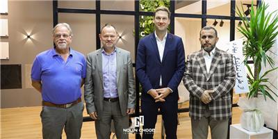 Dieffen Bacher company visited the booth of Novin Choob Khuzestan Industrial Group at the 25th Intermob Turkey International Exhibition.